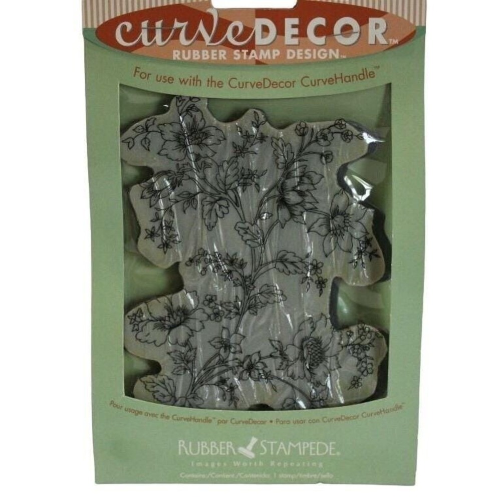 Rubber Stampede Stamps Curve Decor‎ Stamping Art FLOWERING VINE